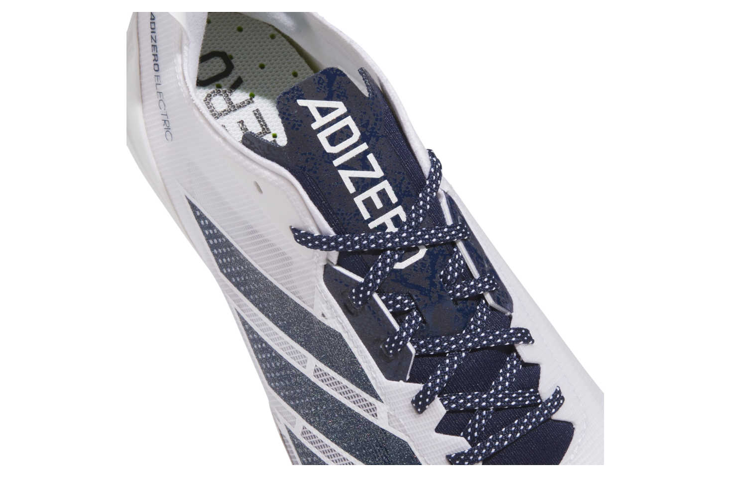 Adidas Adizero Electric Cloud White / Team Navy Blue 2