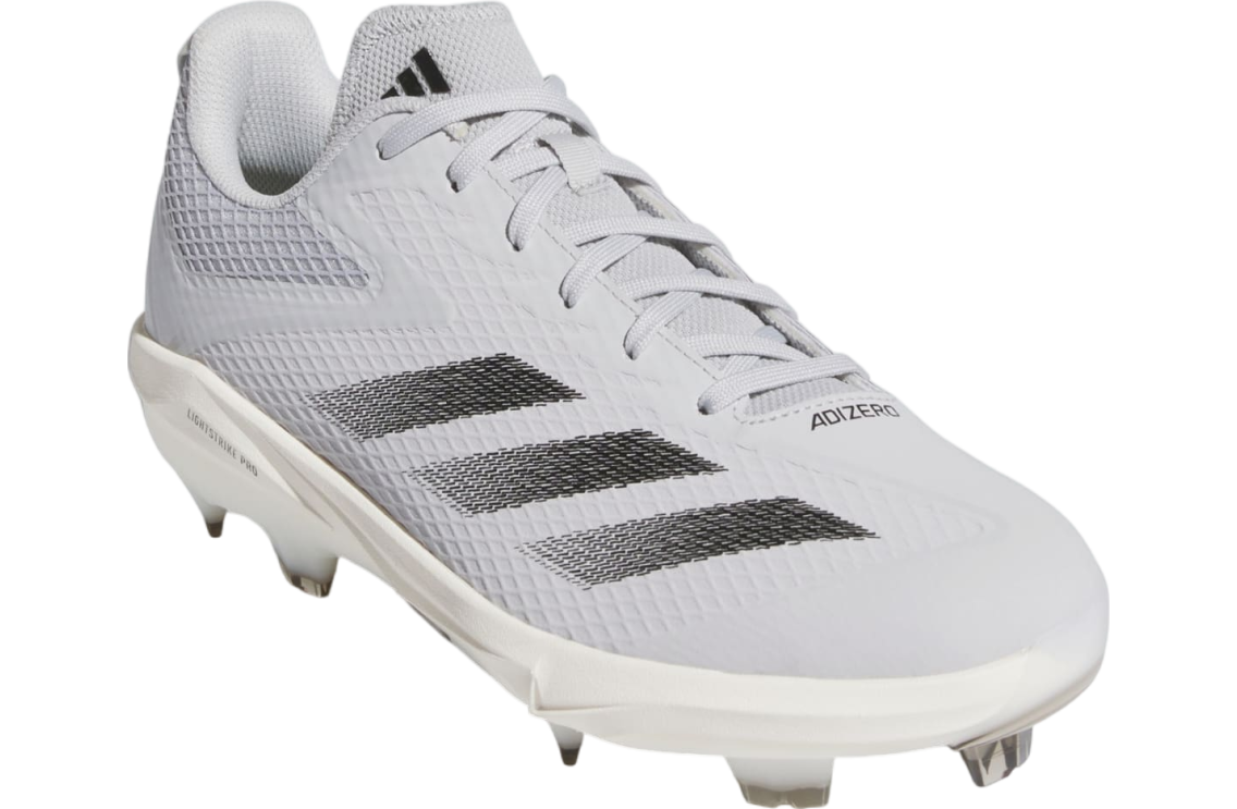 Adidas Adizero Electric Tpu Baseball Cleats Team Light Grey / Core Black