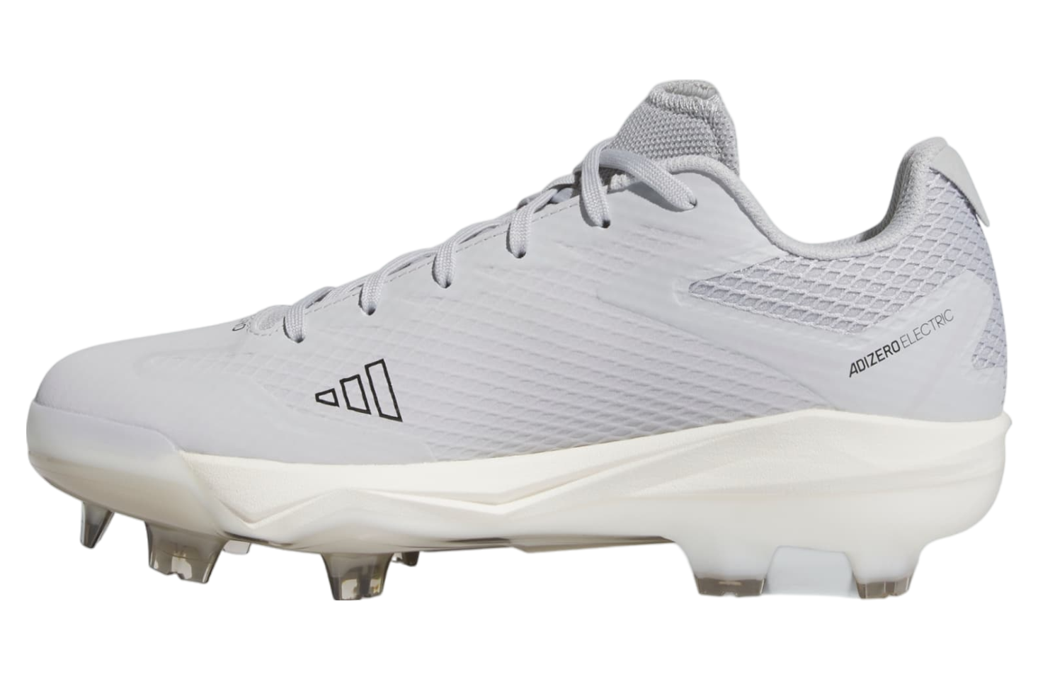 Adidas Adizero Electric Tpu Baseball Cleats Team Light Grey / Core Black