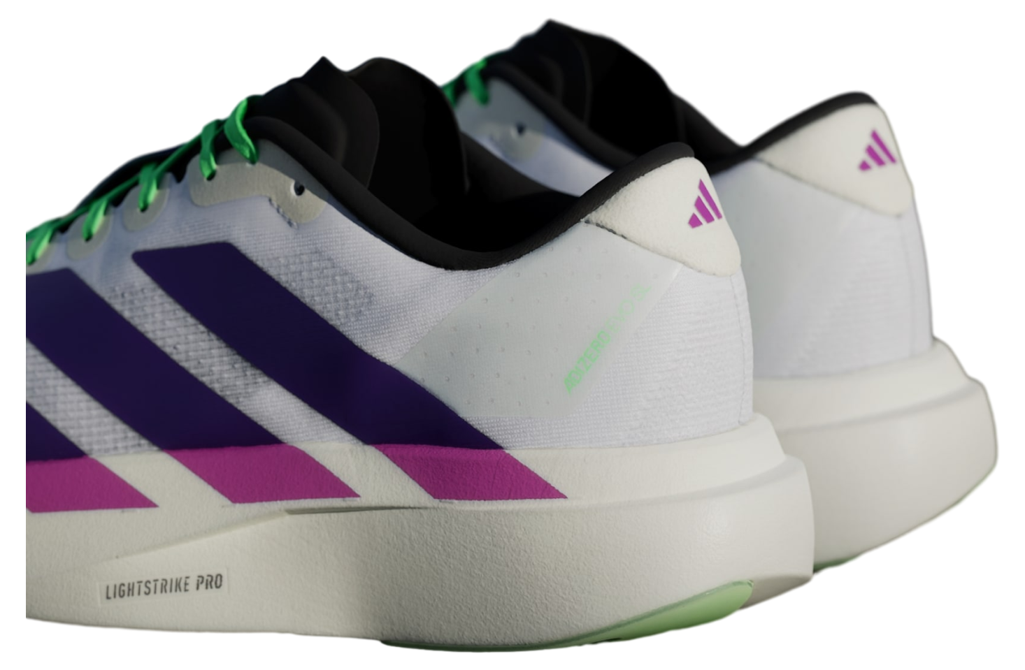 Adidas Adizero Evo SL Cloud White / Collegiate Purple