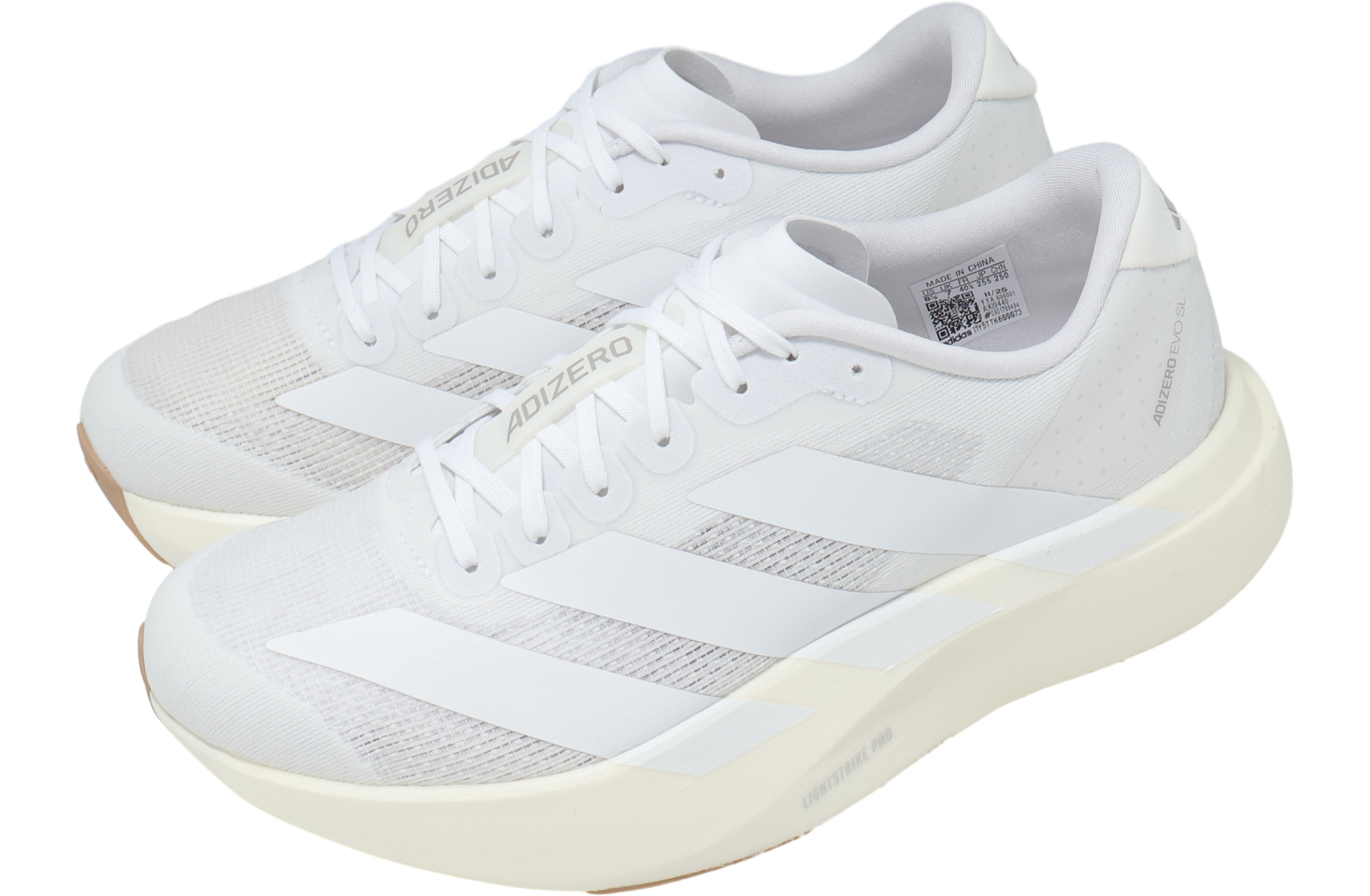 Adidas Adizero Evo SL W WMNS Footwear White / Warm Sandstone