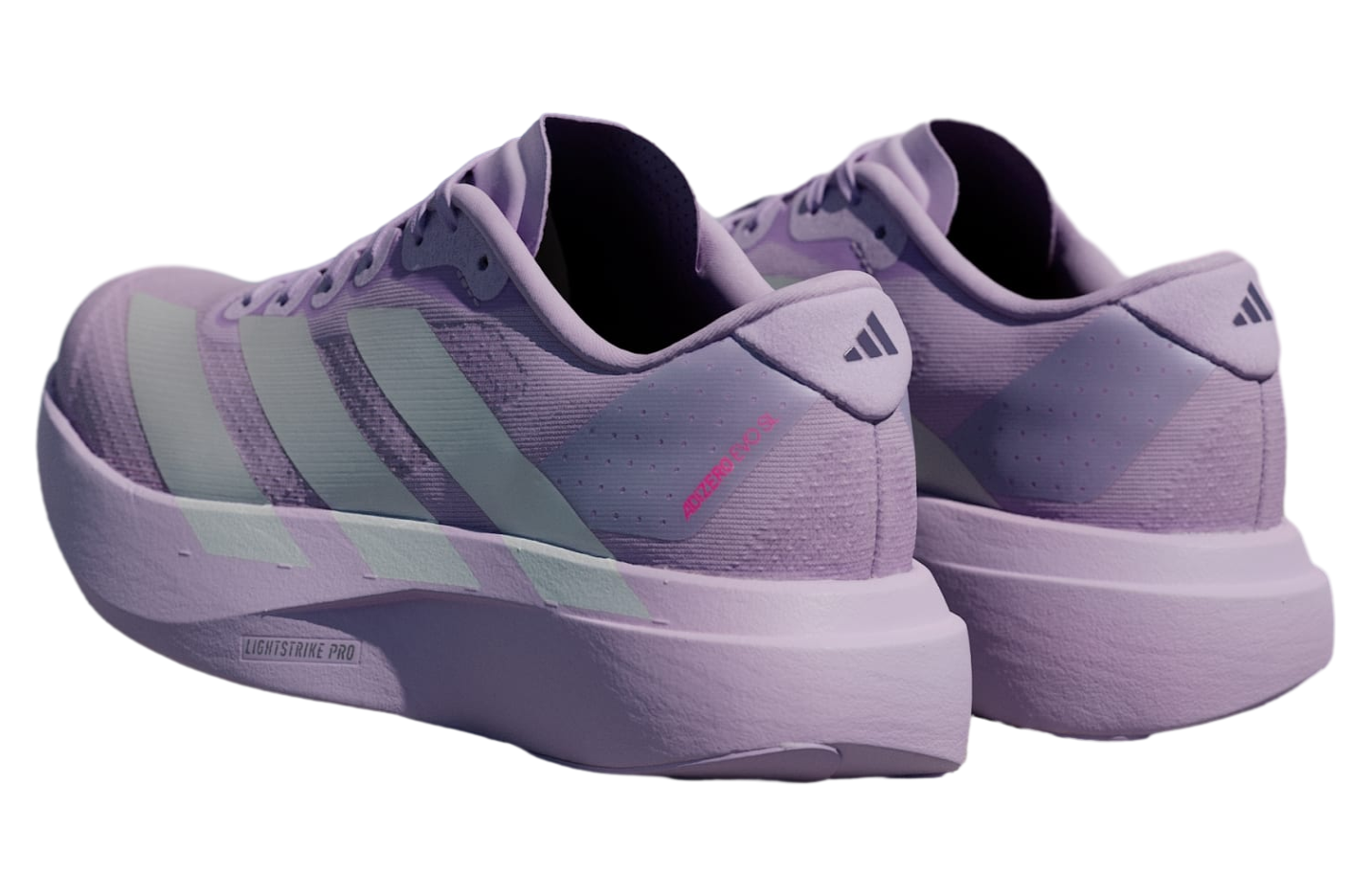 ミスティトワイライトパープルアゲート R762 Adidas Adizero Evo SL WMNS Powder Plum / Zero Metalic - Aug