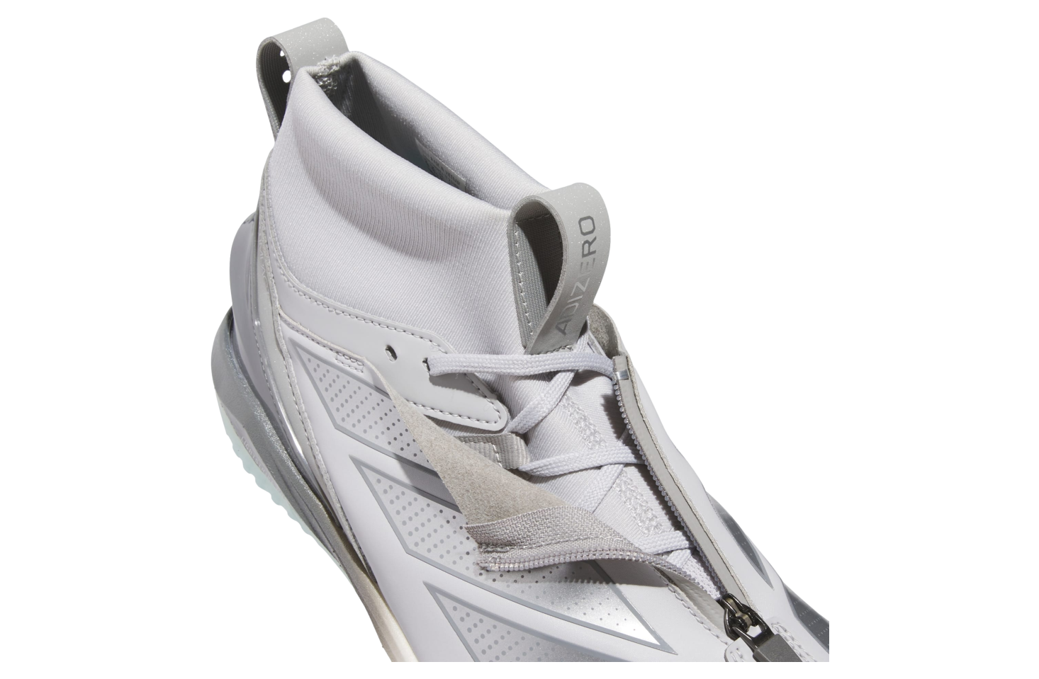 Adidas Adizero Impact+ 2.0 Baseball Turf Team Light Grey / Silver Metallic