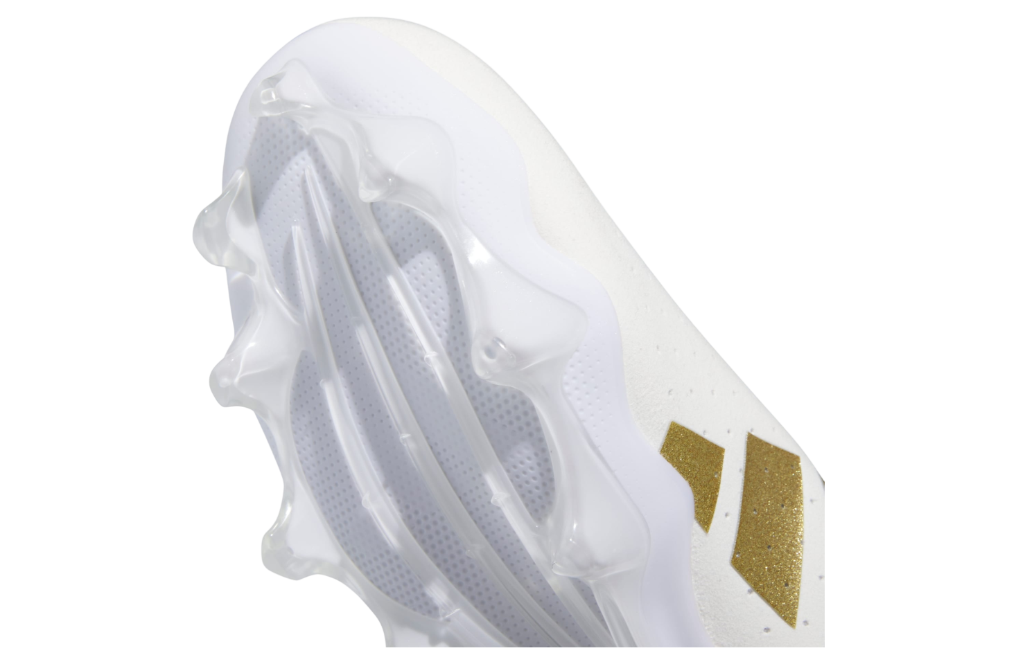 Adidas Adizero Impact+ Football Cleats WMNS Cloud White / Gold Metallic