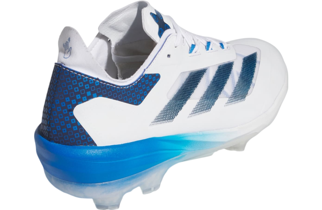 Adidas Adizero Impact Tpu Warp Speed Cloud White / Team Navy Blue 2