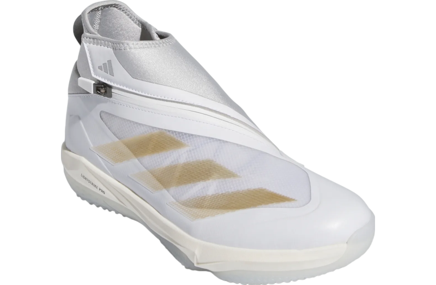 Adidas Adizero Impact+ Turf Baseball Cloud White / Gold Metallic