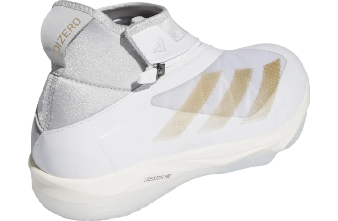 Adidas Adizero Impact+ Turf Baseball Cloud White / Gold Metallic