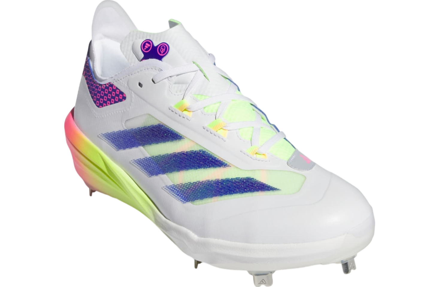 Adidas Adizero Impact Warp Speed Baseball Cloud White / Lucid Blue