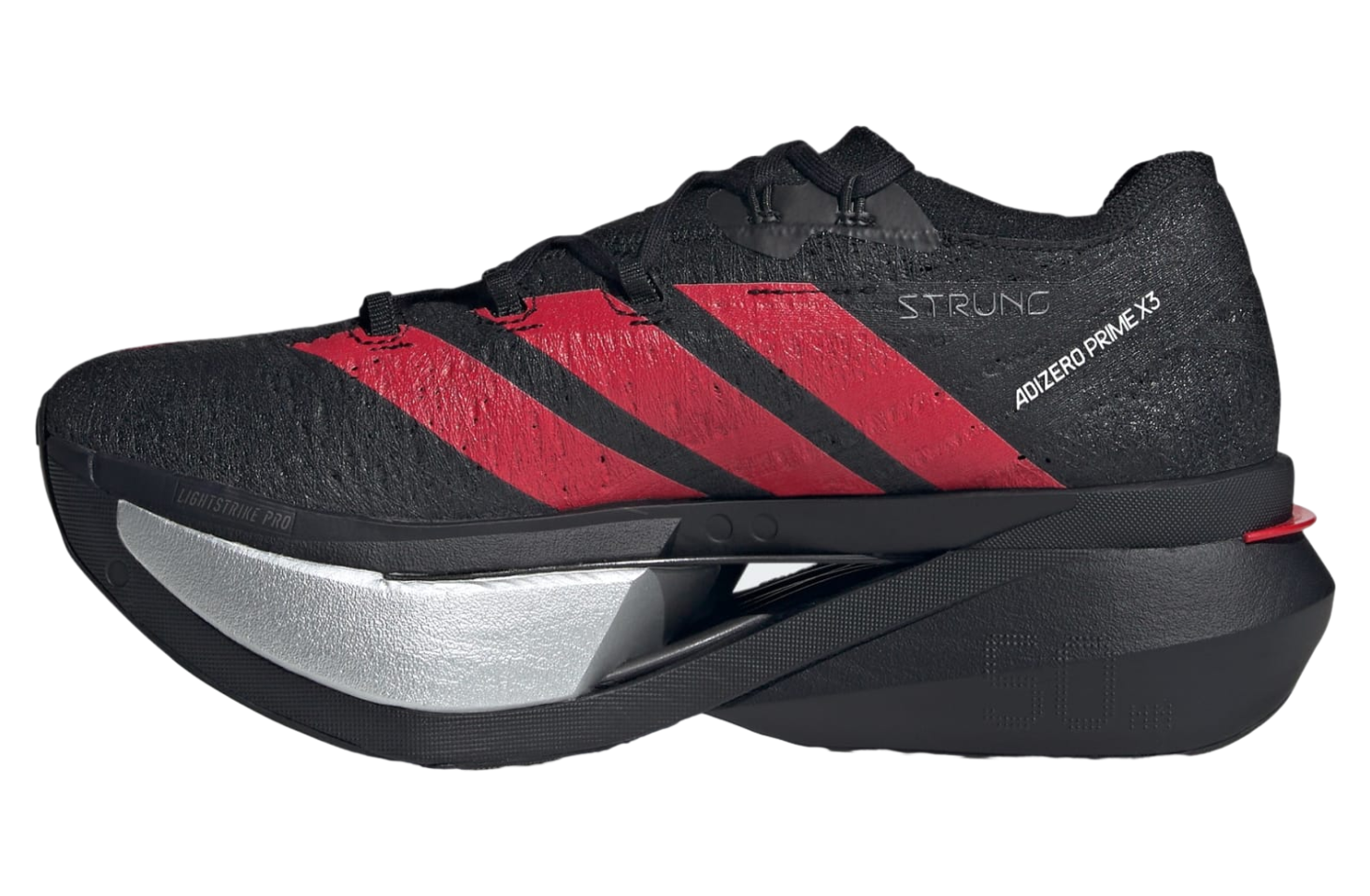 Adidas Adizero Prime X3 Strung Amg Core Black / Lucid Red