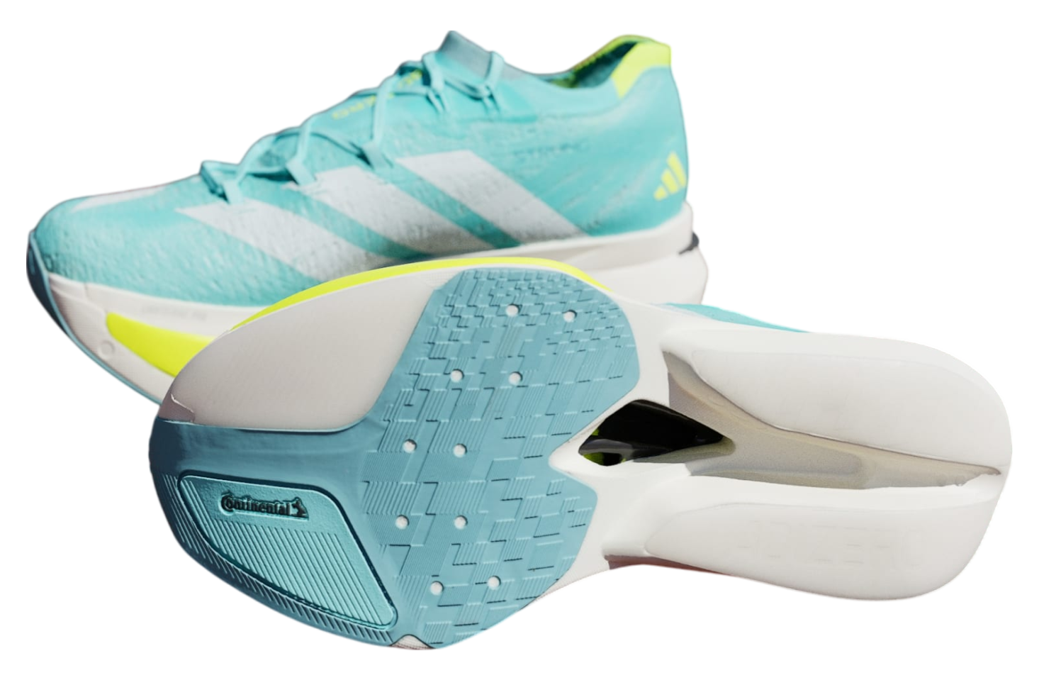 Adidas Adizero Prime X3 Strung Flash Aqua / Zero Metalic