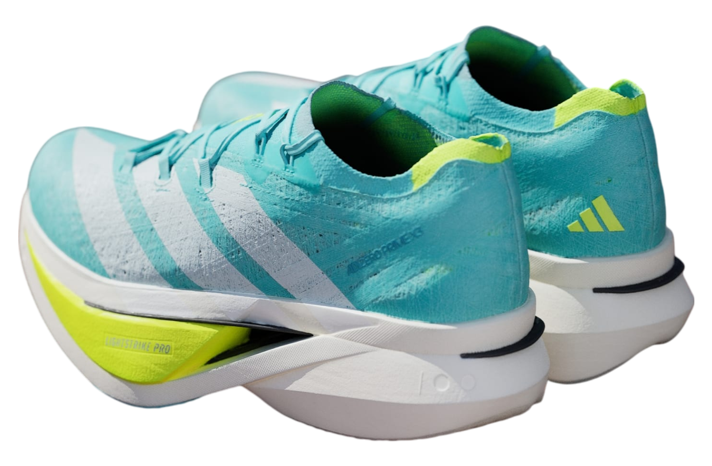 Adidas Adizero Prime X3 Strung Flash Aqua / Zero Metalic