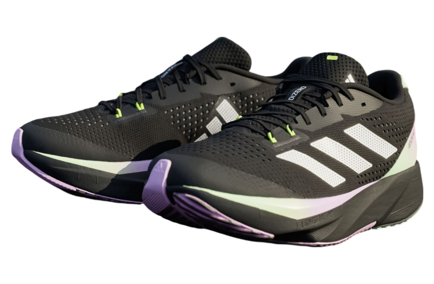 Adidas Adizero SL Core Black / Zero Metalic / Green Spark