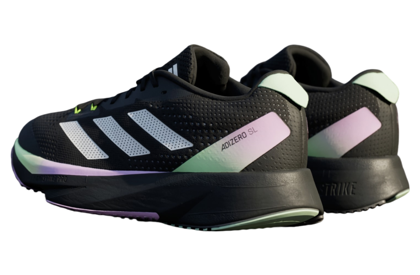 Adidas Adizero SL Core Black / Zero Metalic / Green Spark