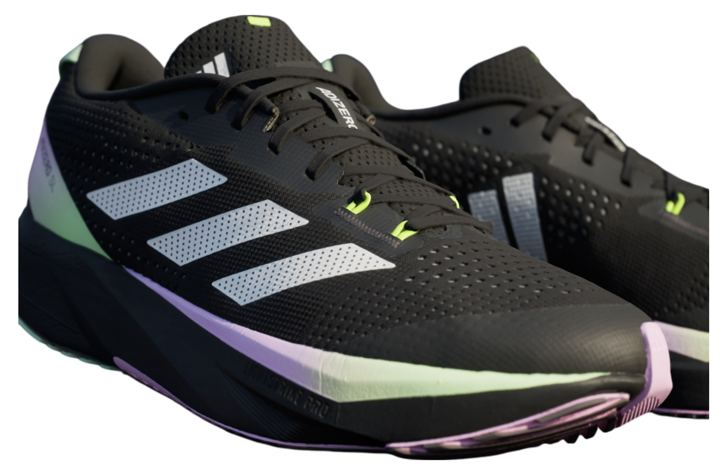 Adidas Adizero SL Core Black / Zero Metalic / Green Spark