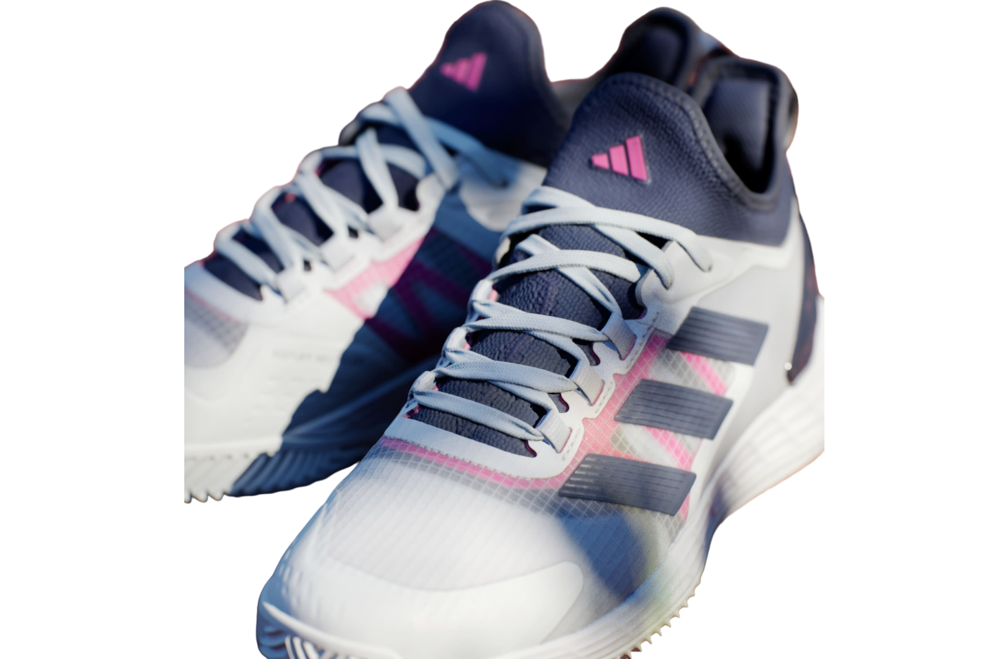 Adidas Adizero Ubersonic 4.1 Clay Tennis Halo Blue / Dark Blue