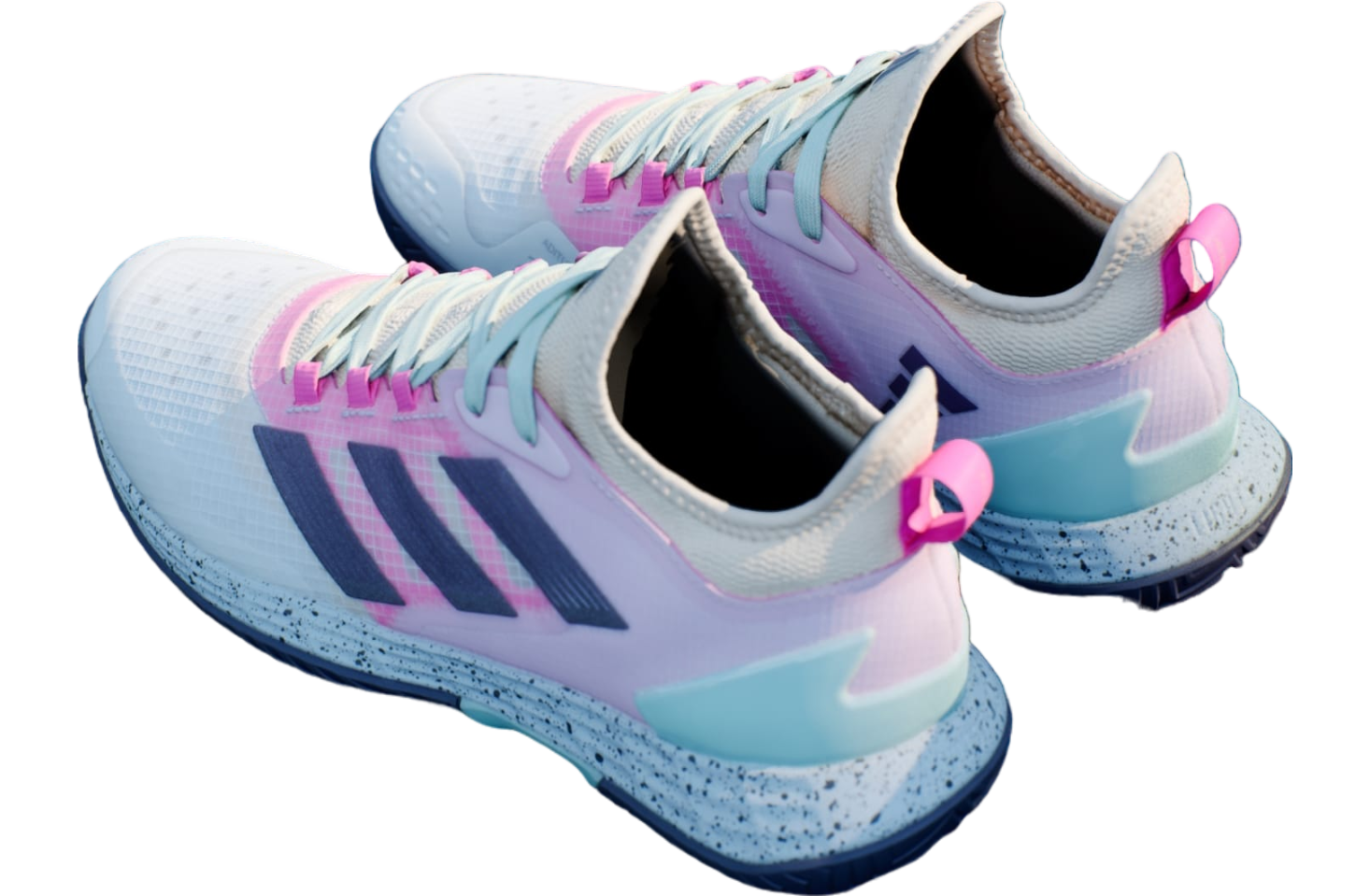 Adidas Adizero Ubersonic 4.1 Crystal White / Aurora Met.