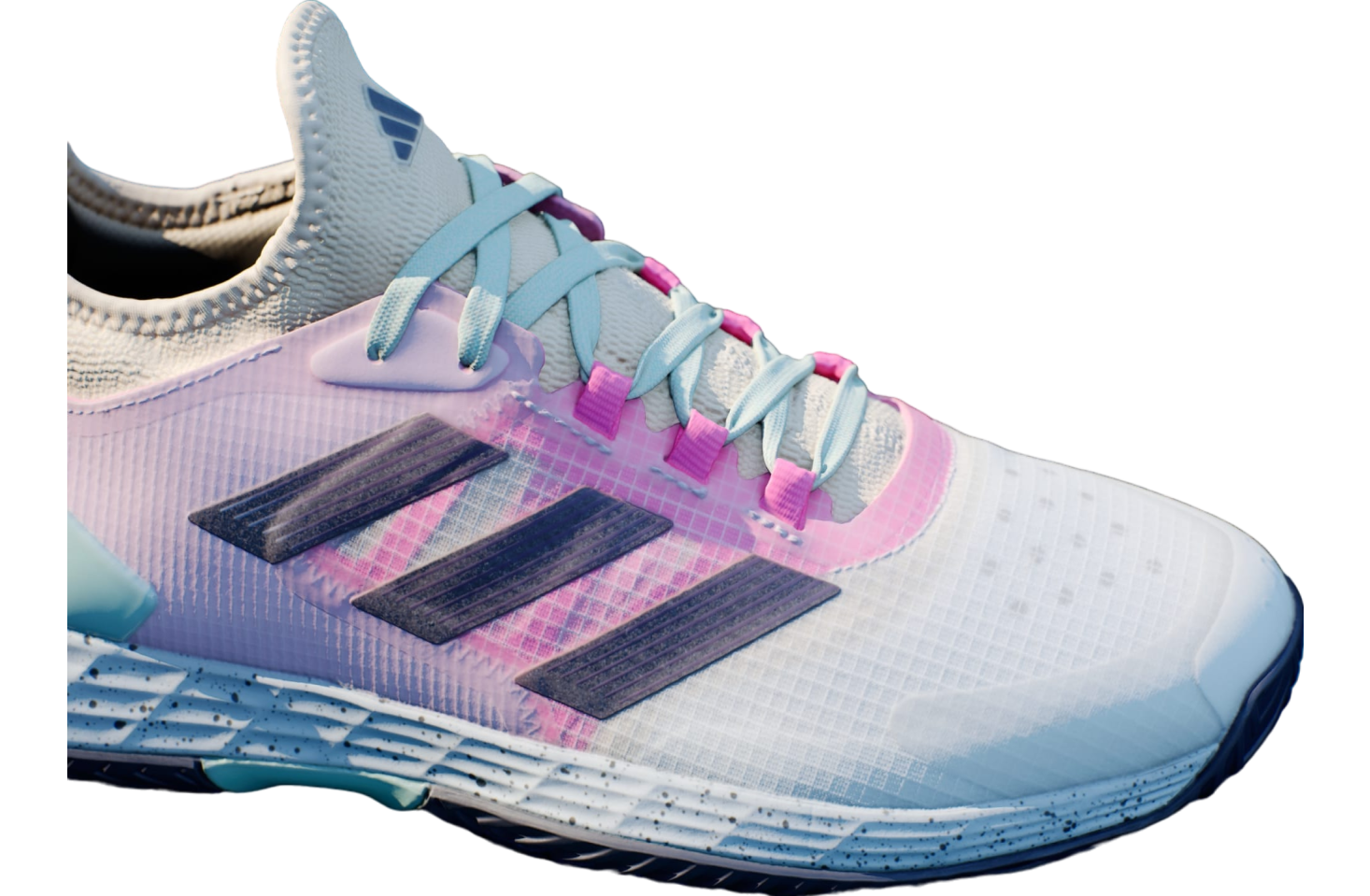 Adidas Adizero Ubersonic 4.1 Crystal White / Aurora Met.