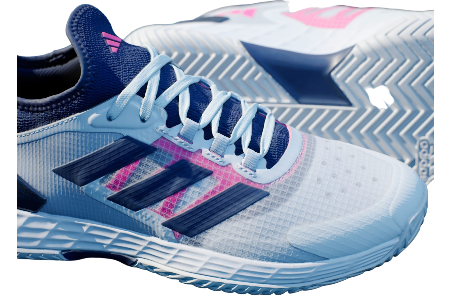 Adidas Adizero Ubersonic 4.1 Halo Blue / Dark Blue