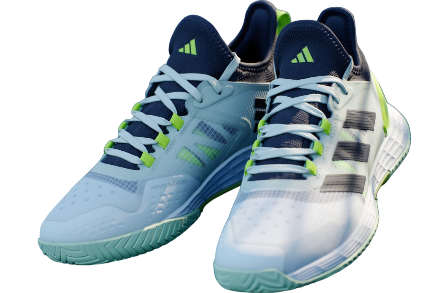 Adidas Adizero Ubersonic 4.1 Tennis Cloud White / Aurora Black