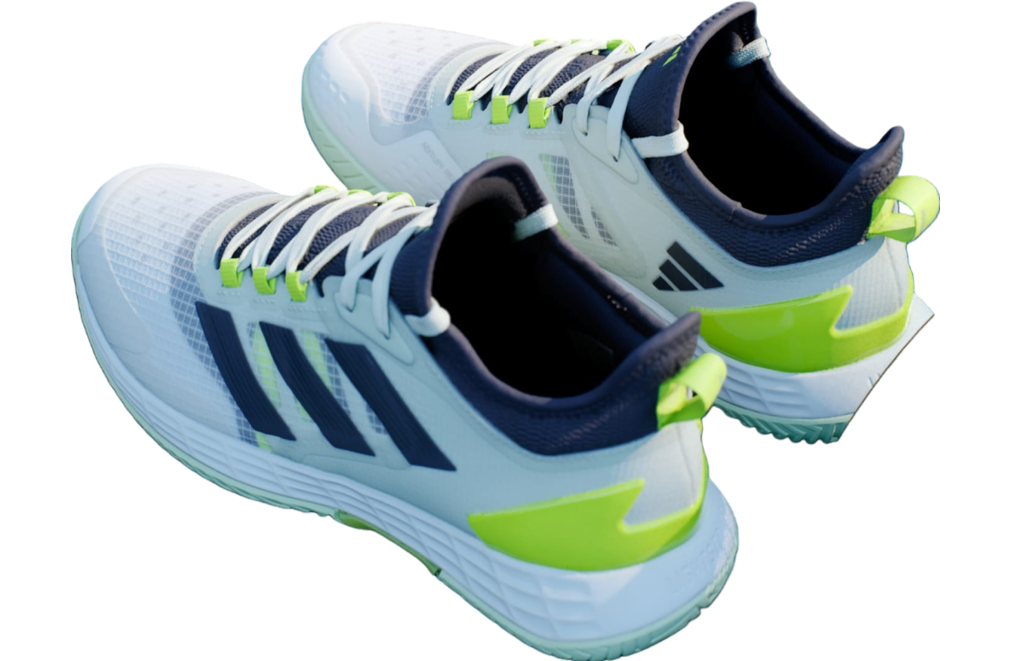 Adidas Adizero Ubersonic 4.1 Tennis Cloud White / Aurora Black