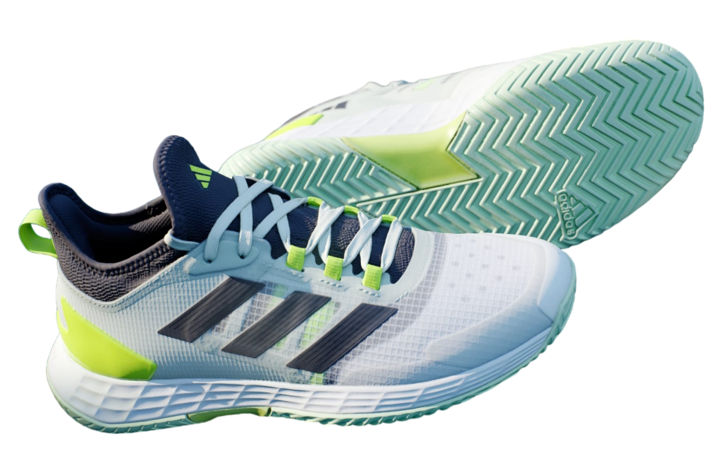 Adidas Adizero Ubersonic 4.1 Tennis Cloud White / Aurora Black