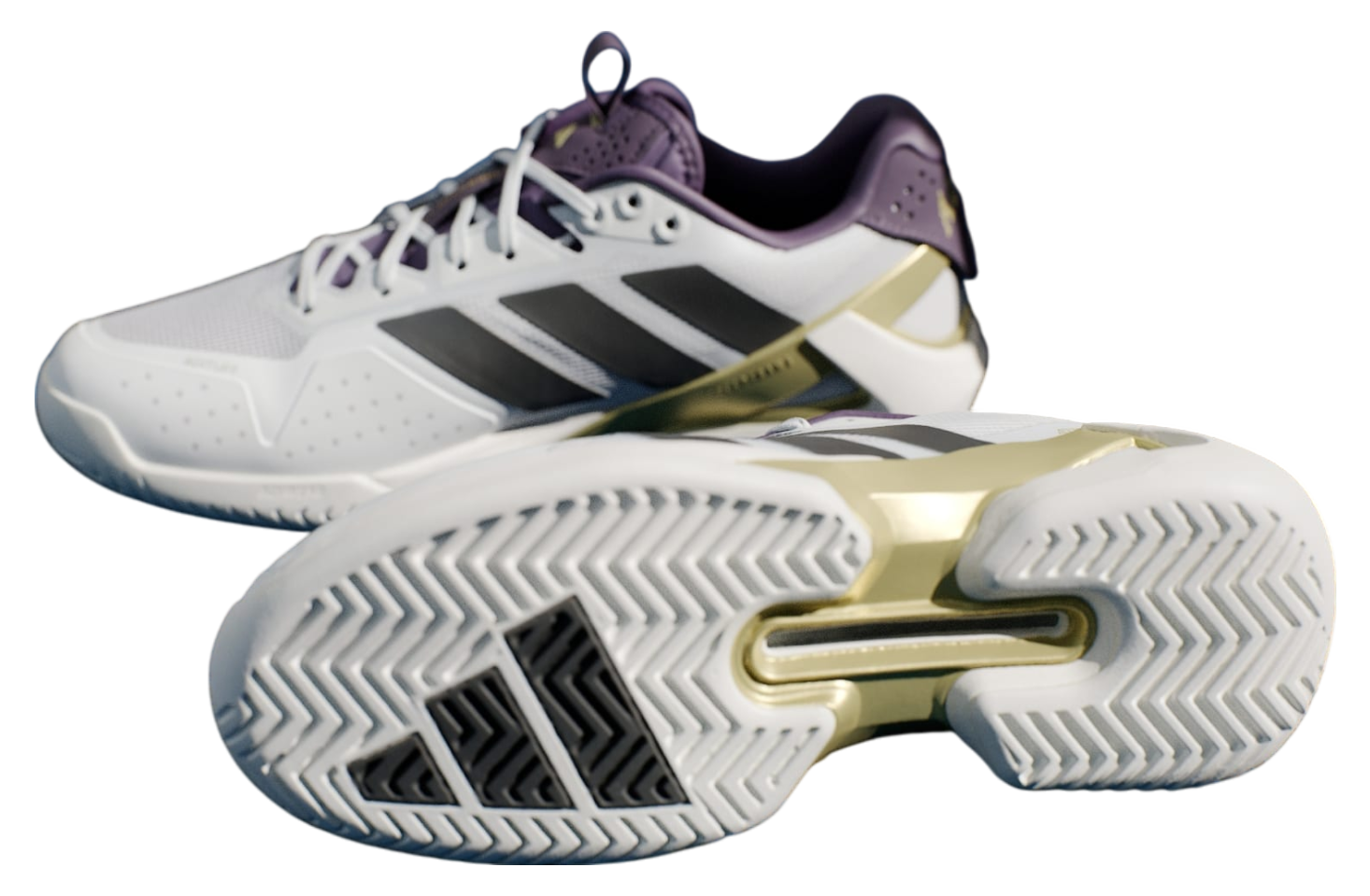 Adidas Adizero Ubersonic 5 Cloud White / Core Black / Aurora Plum