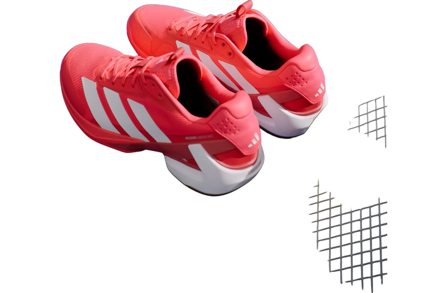 Adidas Adizero Ubersonic 5 Lucid Red / Zero Metalic