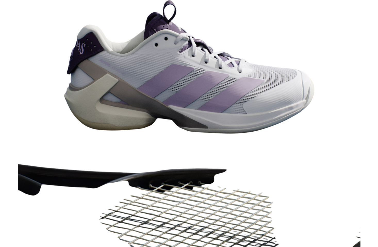 Adidas Adizero Ubersonic 5 WMNS Cloud White / Powder Plum
