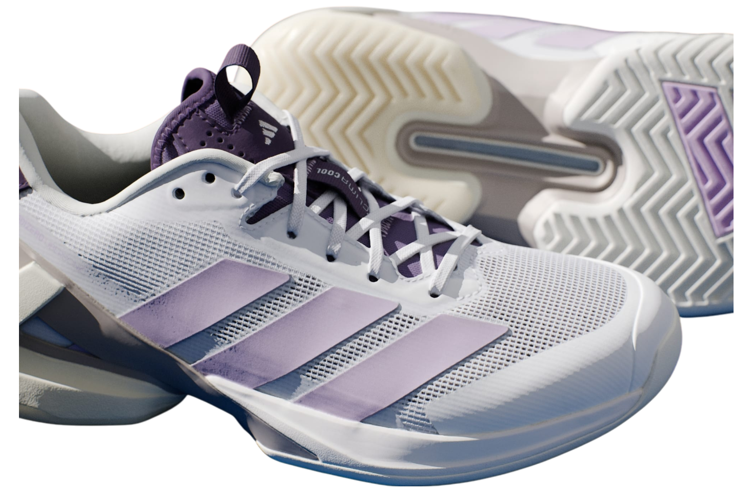 Adidas Adizero Ubersonic 5 WMNS Cloud White / Powder Plum