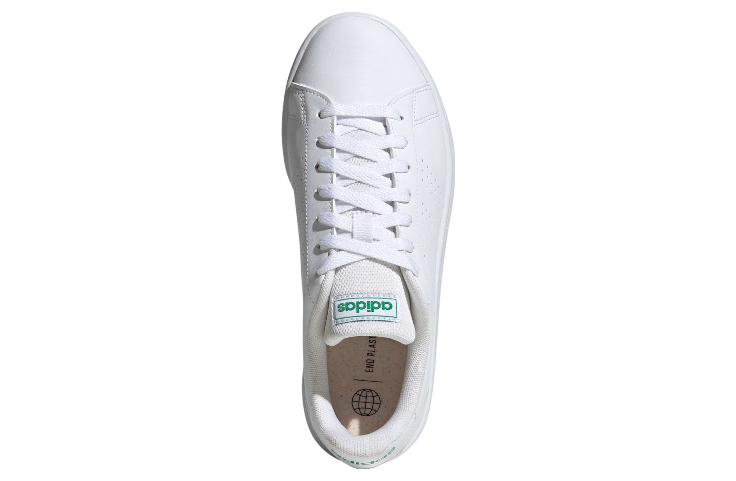 Adidas Advantage Base Cloud White / Green