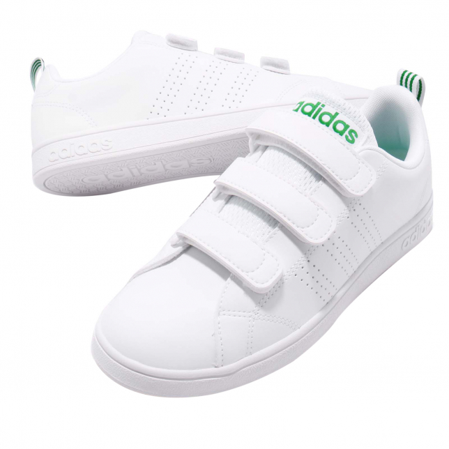 adidas Advantage Comfort Footwear White Green AW5210 KicksOnFire.com