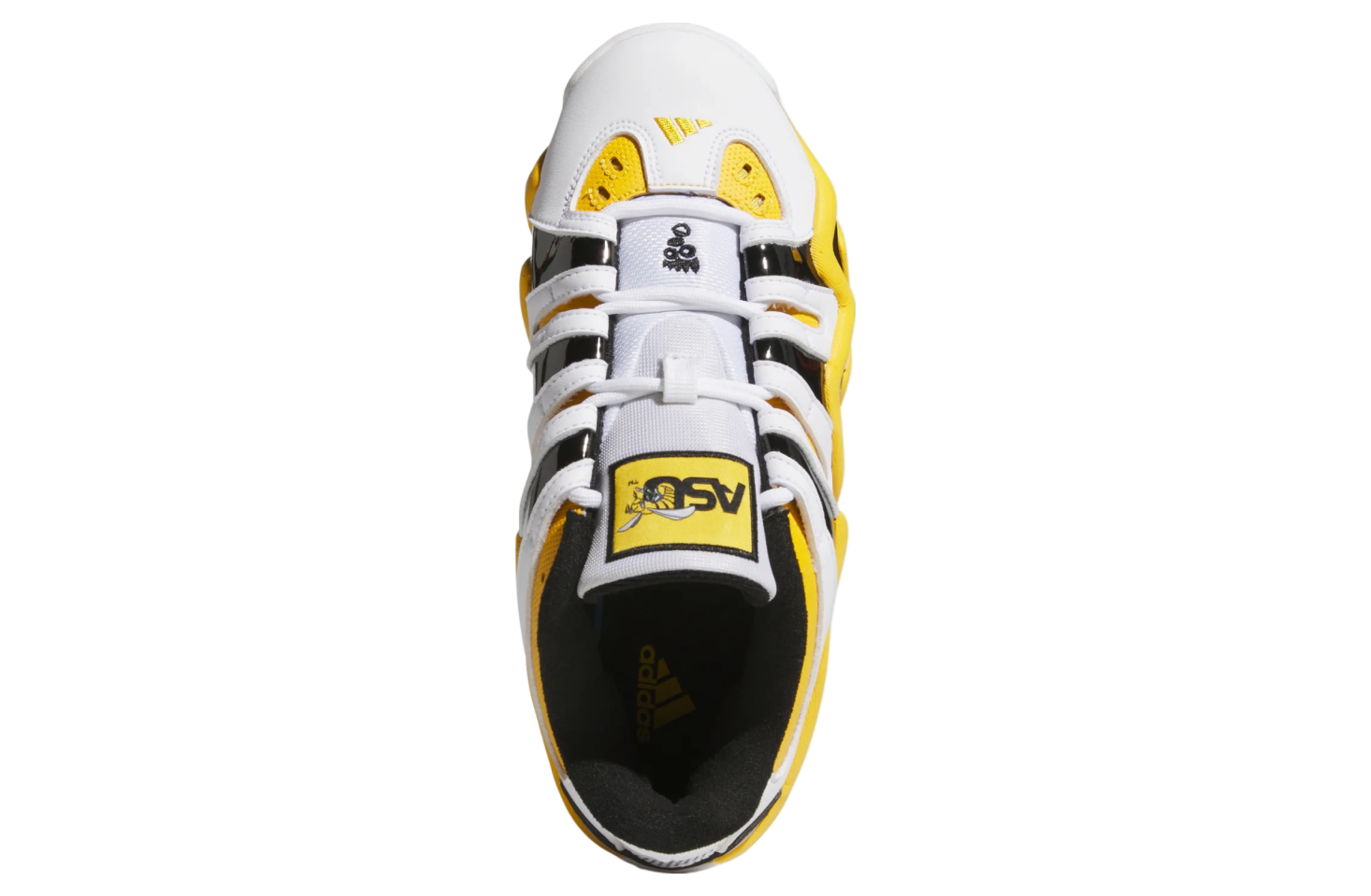 Adidas Alcorn State Crazy 8 Low Cloud White / Goldenrod