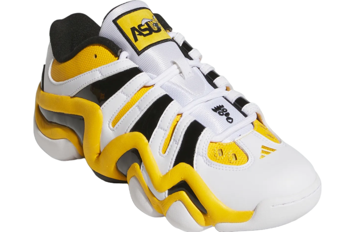 Adidas Alcorn State Crazy 8 Low Cloud White / Goldenrod