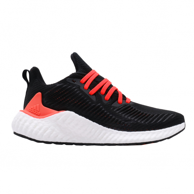 adidas AlphaBoost Black White Solar Red