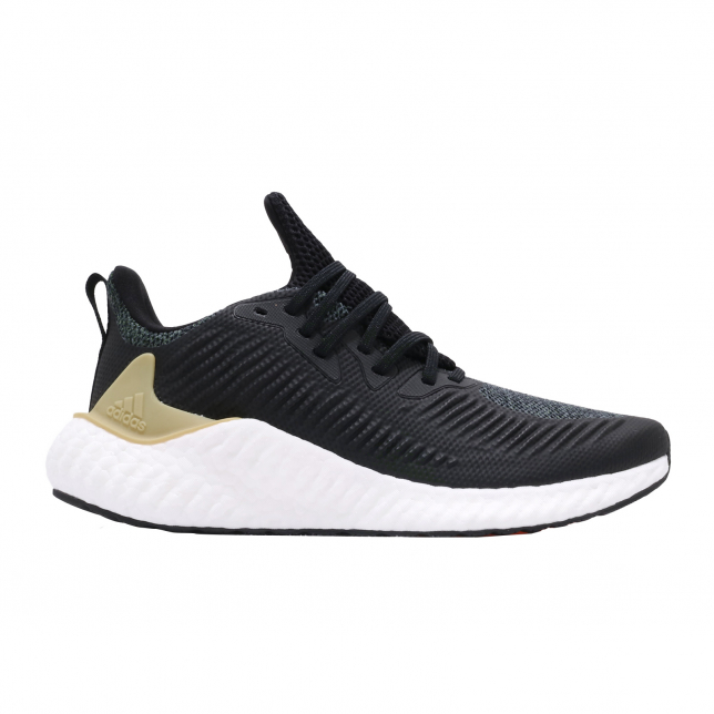 adidas AlphaBoost U Core Black Gold Metallic