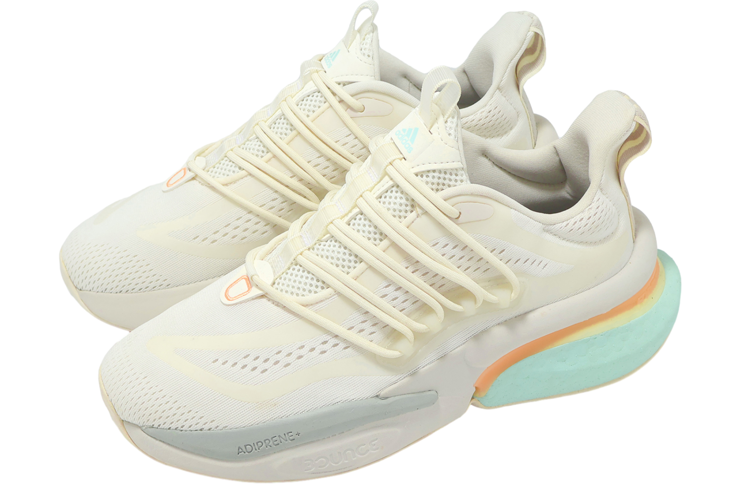 Adidas Alphaboost V1 Off White / Semi Flash Aqua