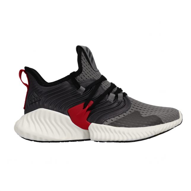 adidas Alphabounce Instinct CC GS Grey Three Core Black Active Red