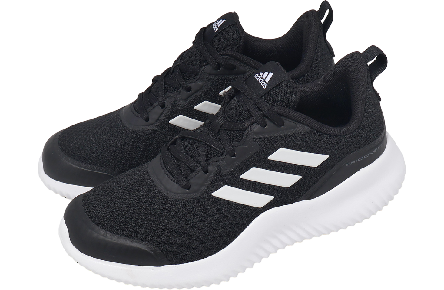 Adidas Alphacomfy Core Black / Footwear White