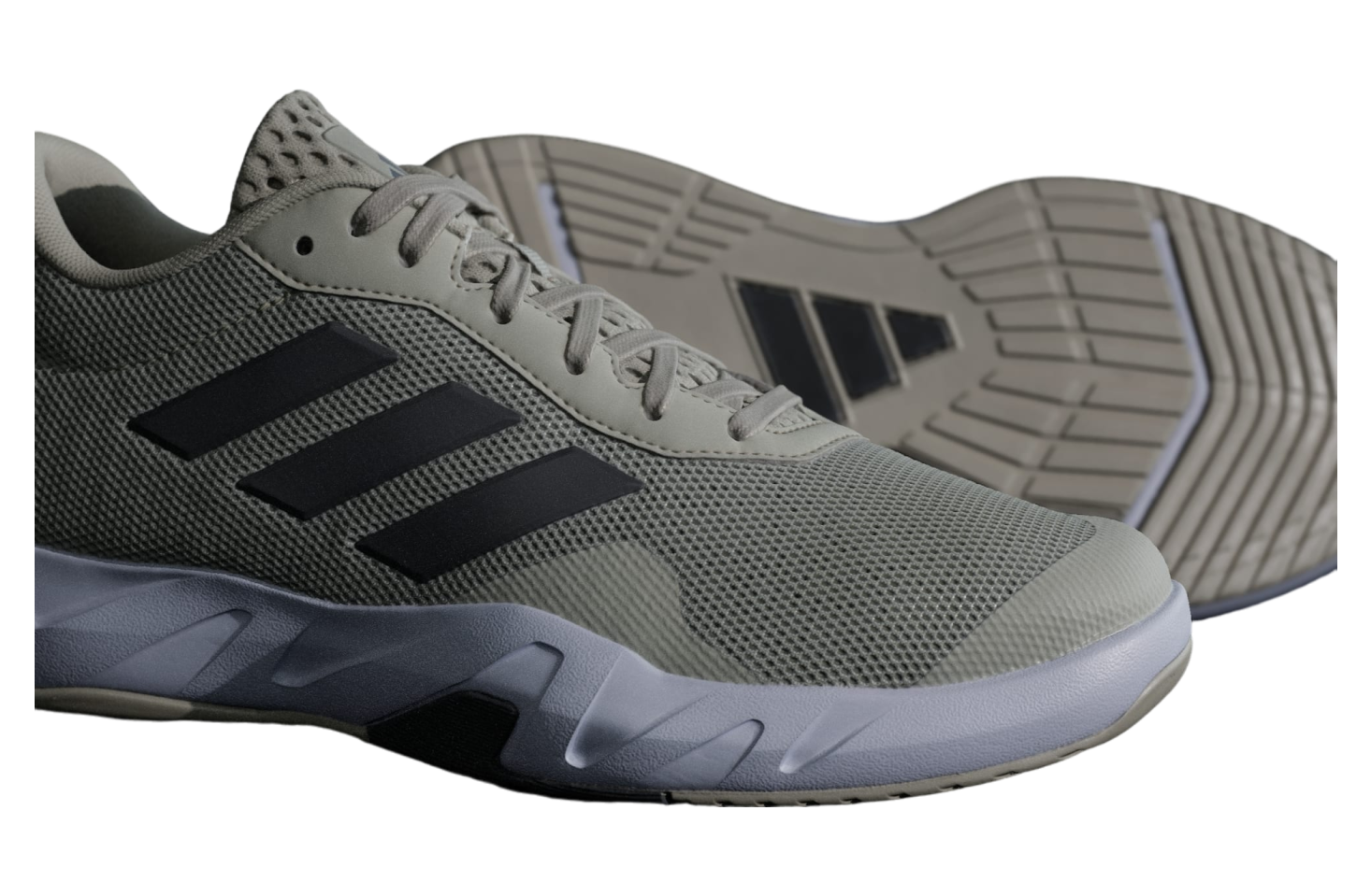 Adidas Amplimove Trainer Silver Pebble / Core Black