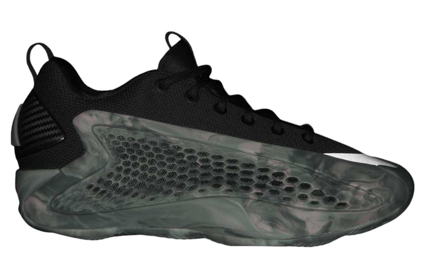 Adidas Anthony Edwards 1 Low GS Silver Pebble / Core Black
