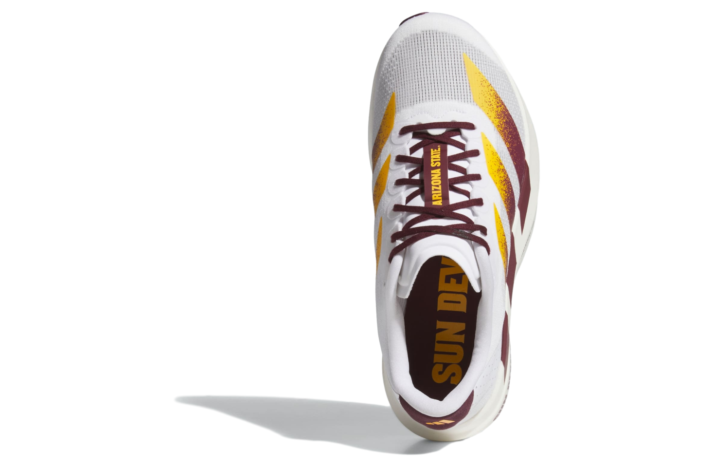 Adidas Arizona State Sun Devils Adizero Evo SL Cloud White / Team Maroon