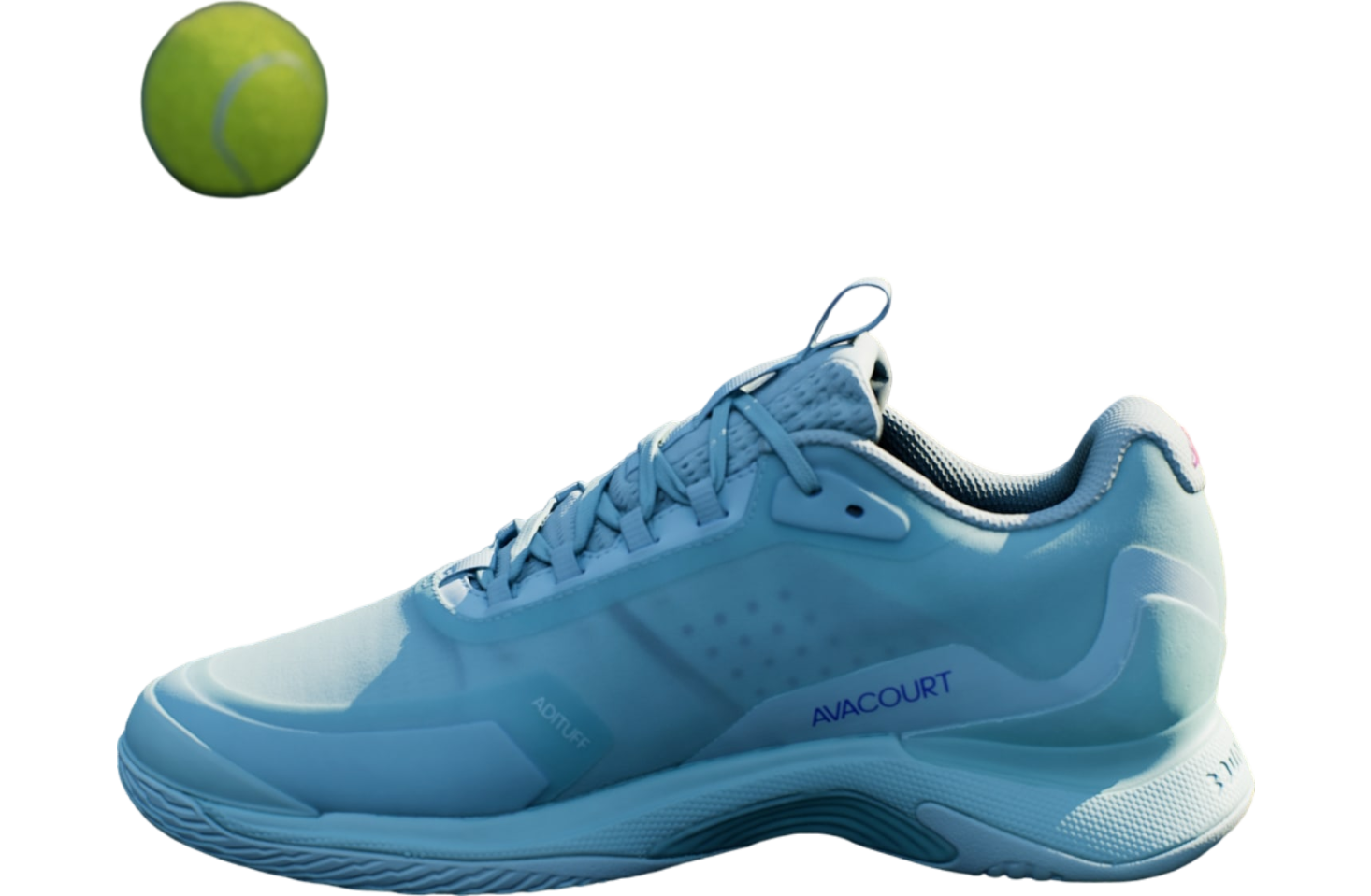 Adidas Avacourt 2 Tennis WMNS Semi Flash Aqua / Cobalt Blue