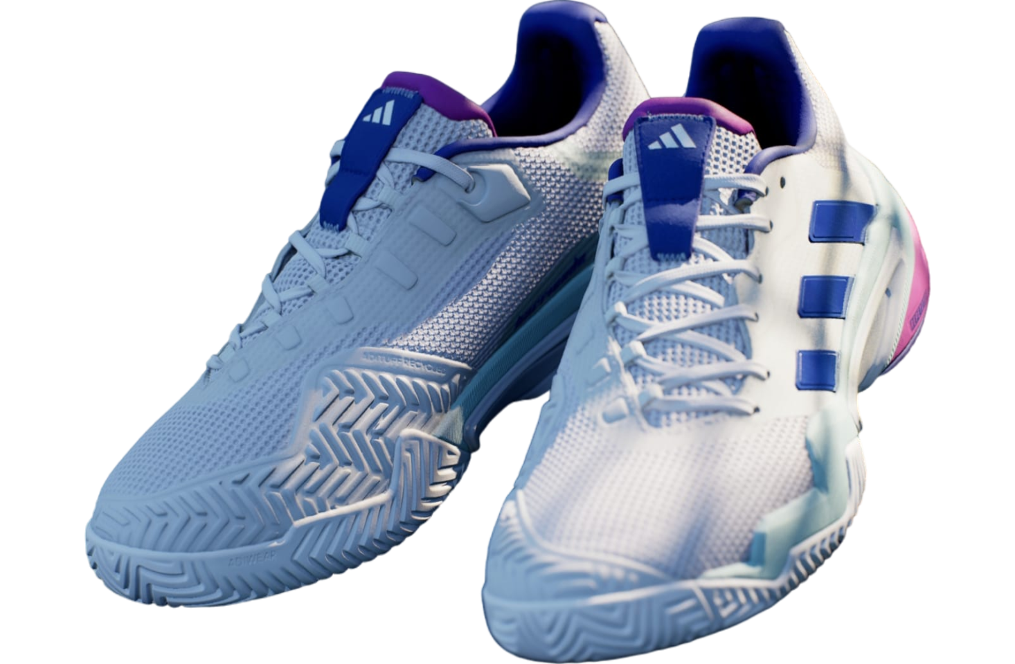 Adidas Barricade 13 Tennis Cloud White / Lucid Blue