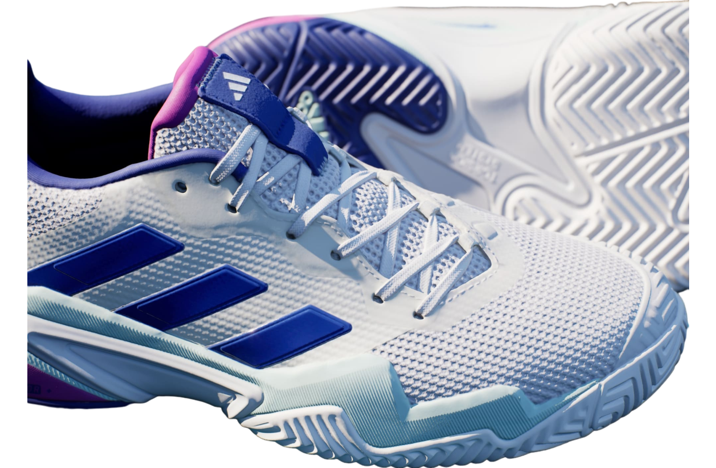 Adidas Barricade 13 Tennis Cloud White / Lucid Blue