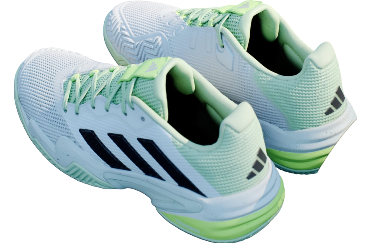 Adidas Barricade 13 Tennis Cloud White / Semi Green Spark