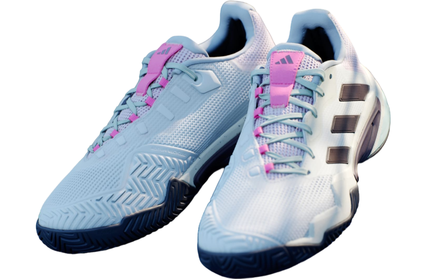 Adidas Barricade 13 Tennis Crystal White / Aurora Met.