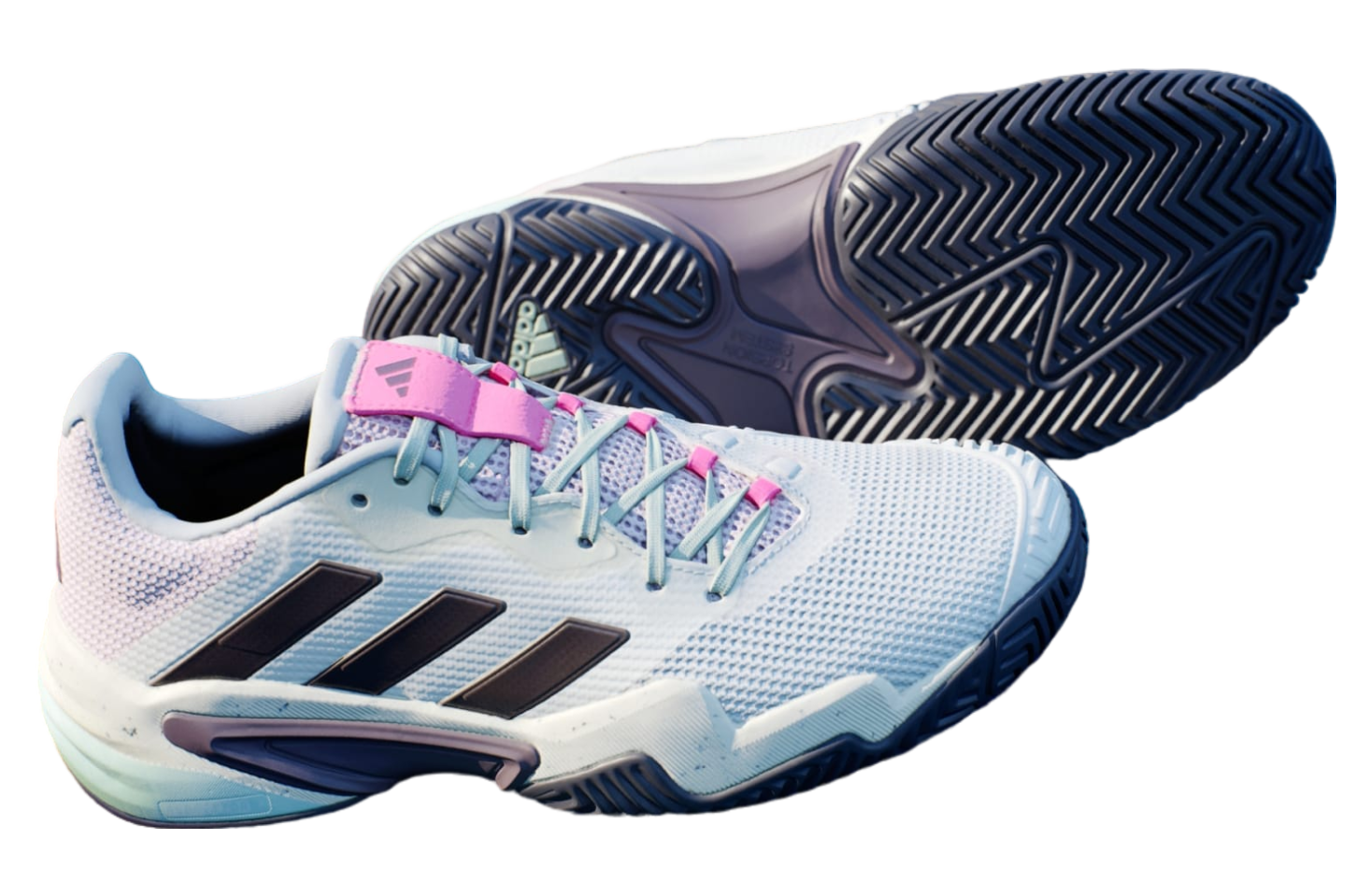 Adidas Barricade 13 Tennis Crystal White / Aurora Met.