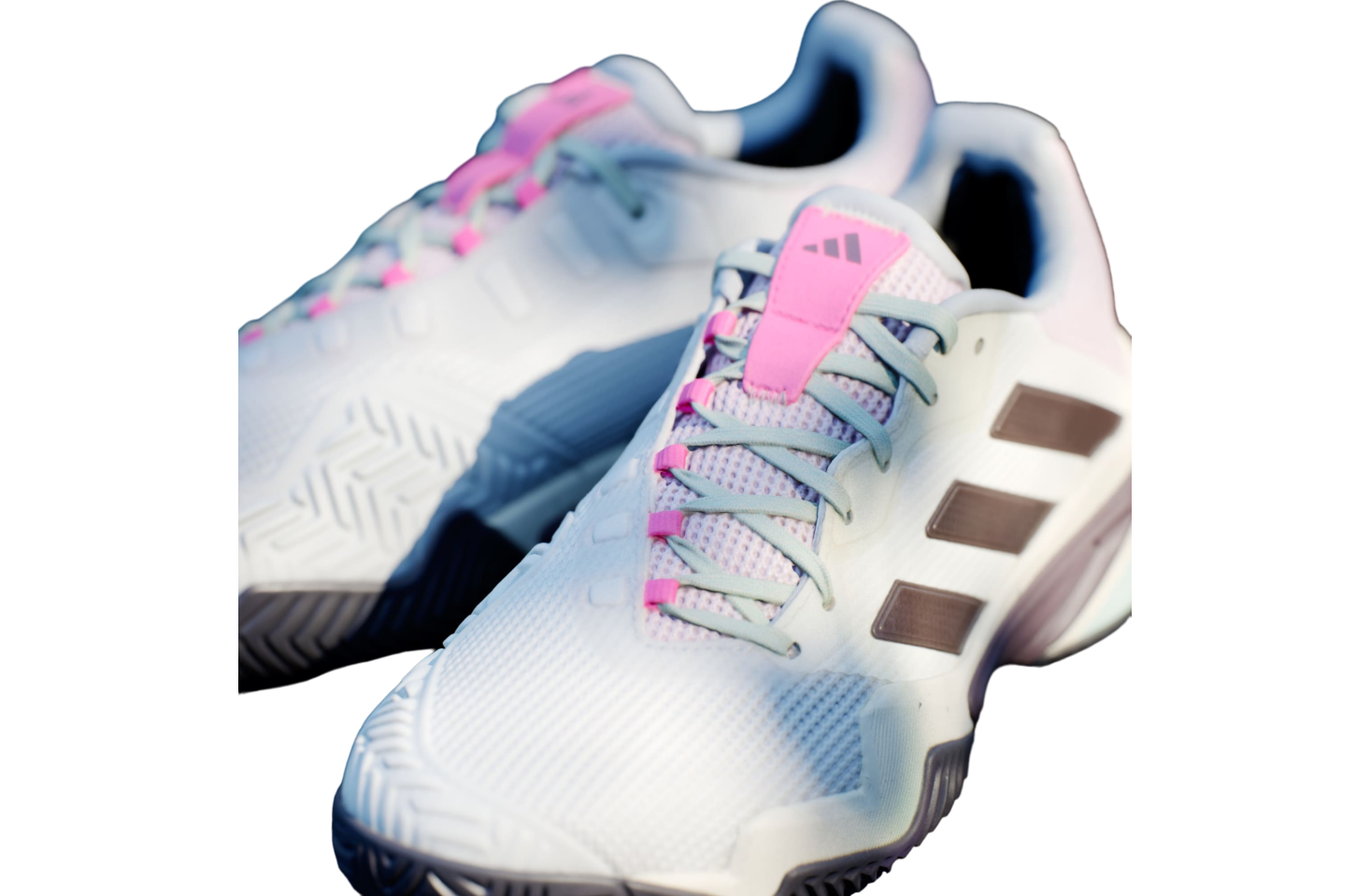 Adidas Barricade 13 Tennis Crystal White / Aurora Met.