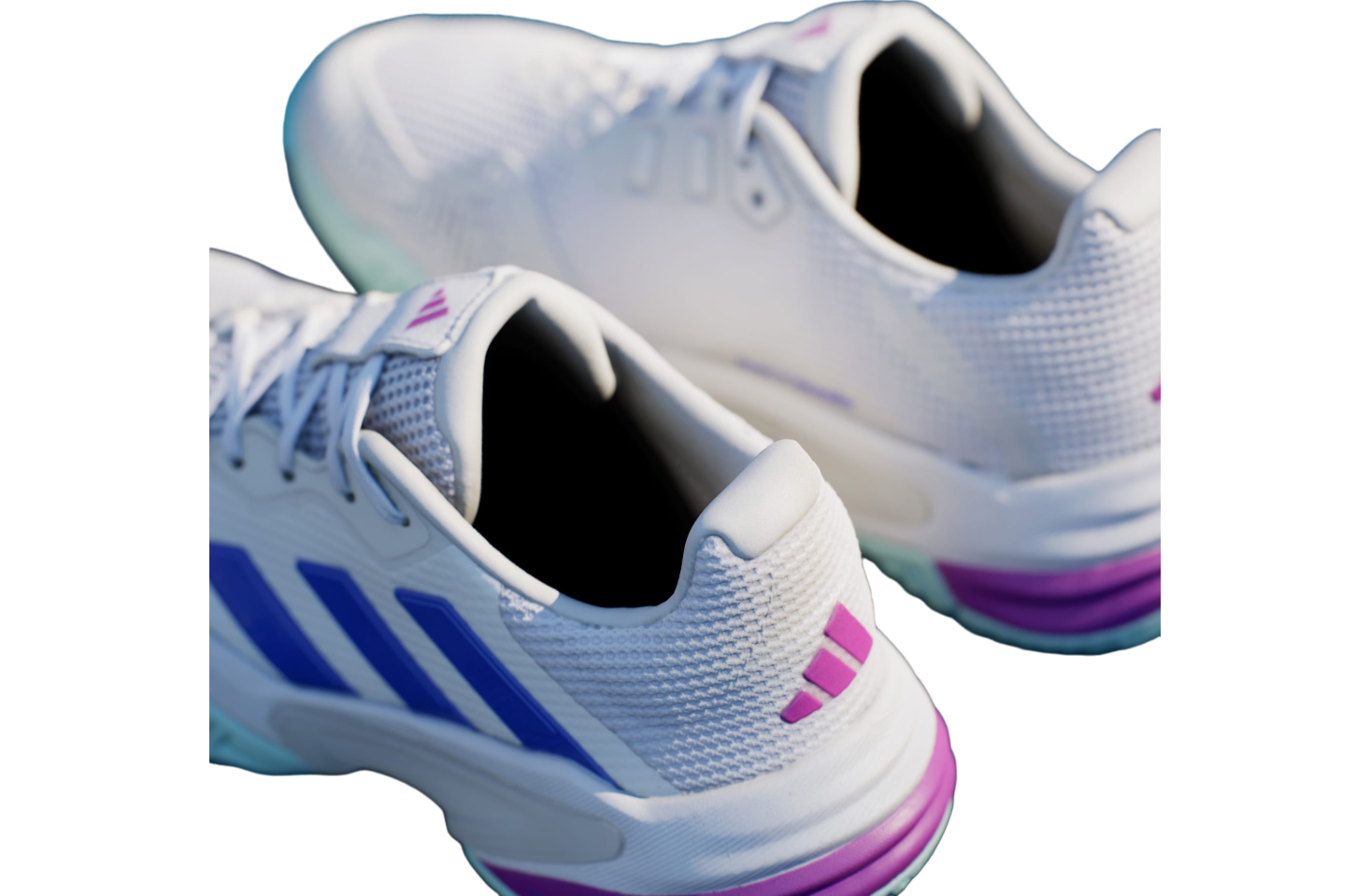 Adidas Barricade 13 WMNS Cloud White / Cobalt Blue