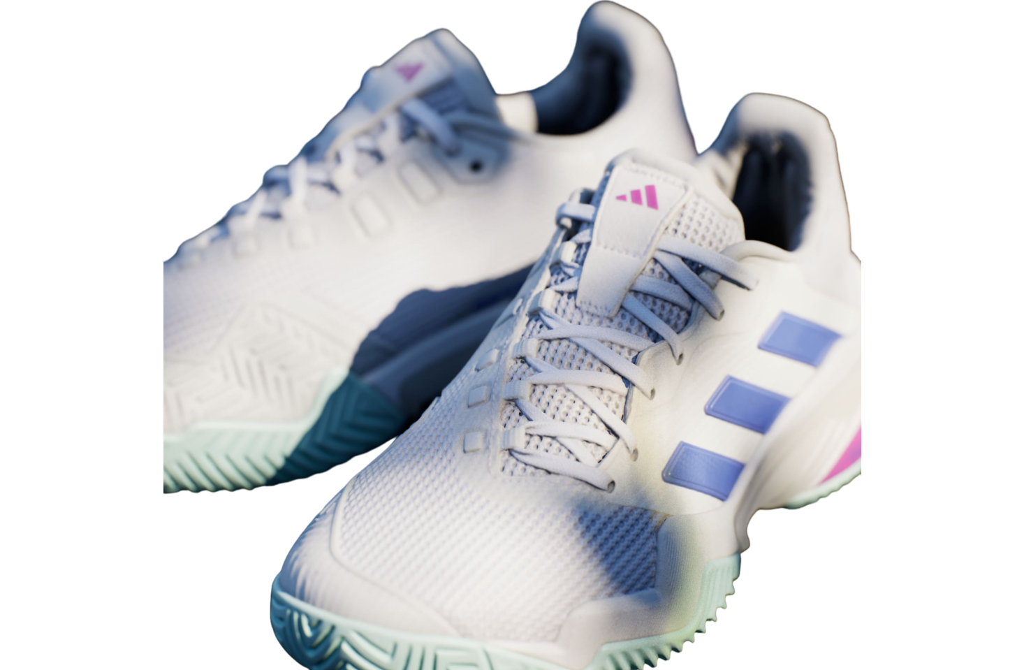 Adidas Barricade 13 WMNS Cloud White / Cobalt Blue